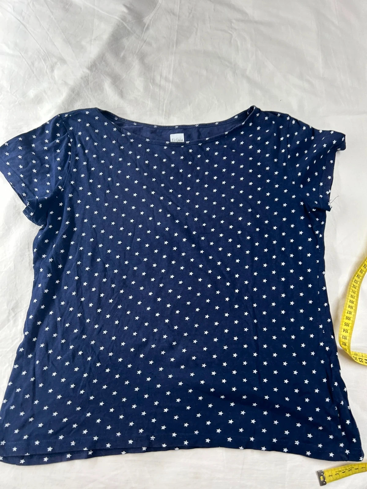 Marineblauw T-shirt Tissaia basics – photo 2